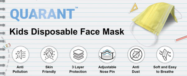Dual SMMS Fabric 4 Ply Designer Protective Face Mask with Nose Clip and Reusable Travel Pouch, Fashion That's Safe (Mixed Combo, Pack of 50) for Unisex - Image 4