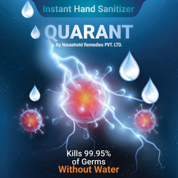 QUARANT 80% Alcohol Based Instant Hand Sanitizer Refill Pack, Kills 99.9% Germs, WHO Recommended Formula & FDA Approved, 5 Litres - Image 4