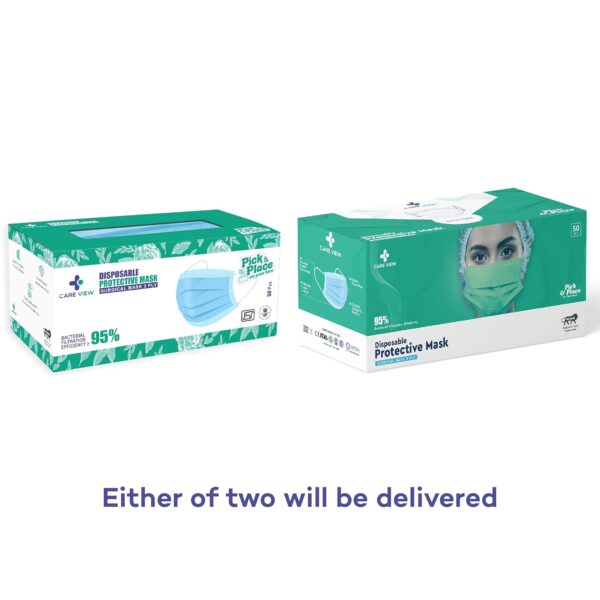 Medohealthy 3 Ply Disposable Face Masks (Pack of 50,Green) with nose pin BIS, (ISI) Certified mask with Melt blown layer - Image 6