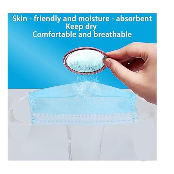 7Shield Disposable Surgical 3Ply Unisex Mask - Ultra Soft Fabric Wide Ear Loop, Comfortable, Inbuilt Plastic Coated Nose Pin, CE and ISO Certified, Convenient Box Pack (Medical Blue Color) - Image 4